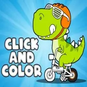 Click And Color Dinosaur...