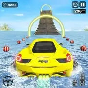 Water Surfing Car Stunt ...